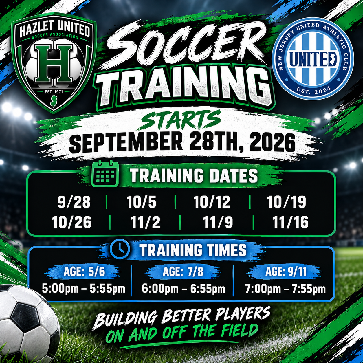 Hazlet United / New Jersey United Training